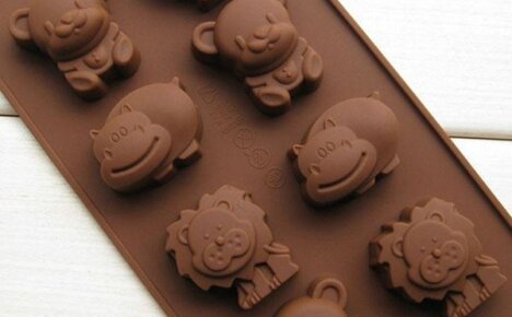 Для изготовления фигурного шоколада нужна силиконовая 3D форма из Китая