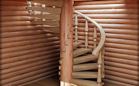 Винтовая лестница своими руками в частном доме из разных материалов