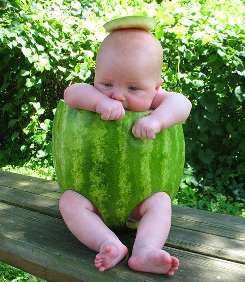 Умеренное количество арбуза - залог здоровья будущего малыша