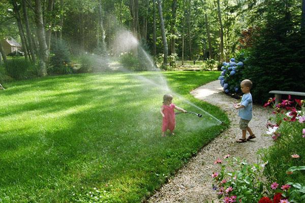 Системы полива газона – дождеватели, разбрызгиватель, автоматический полив, поливалка, видео