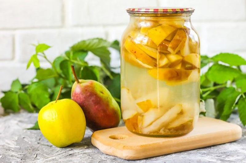 как сварить компот из яблок и груш