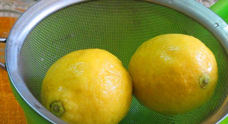 подготовить лимоны