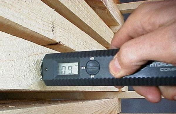 измерение влажности древесины
