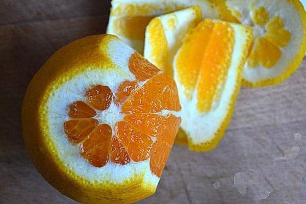 почистить апельсин