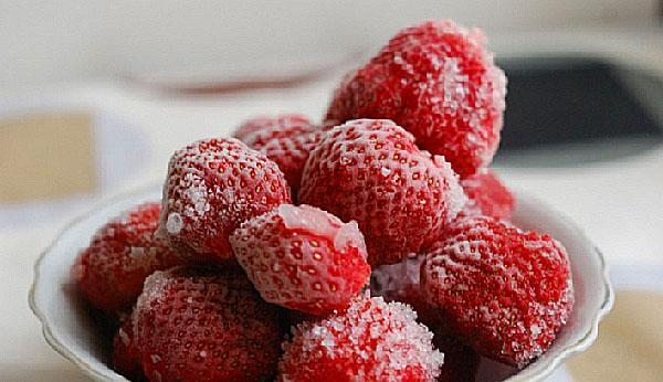 замороженные ягоды клубники для варенья