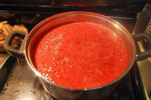 вскипятить томатный сок