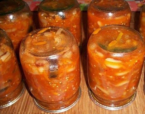 закатать фасоль в томатном соусе