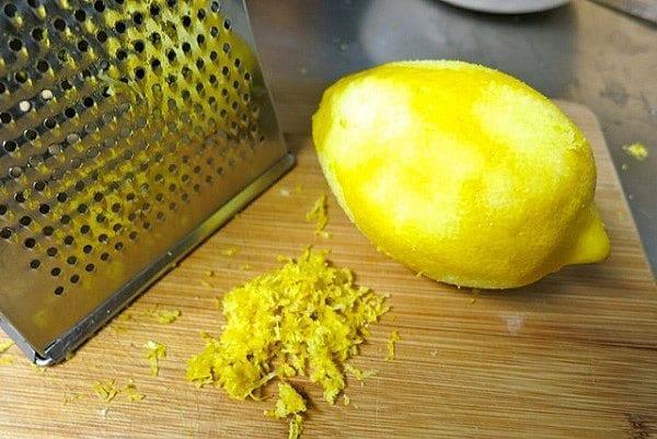 с лимона снять цедру