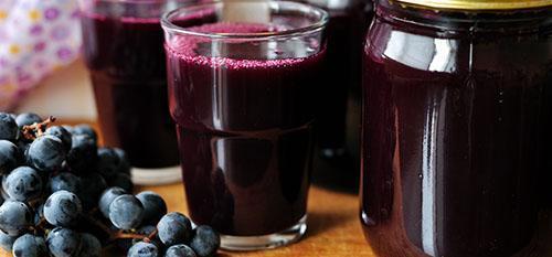 Виноградный сок на зиму – готовим быстро и просто, видео