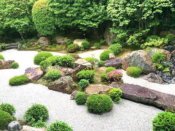 зимний сад в японском стиле