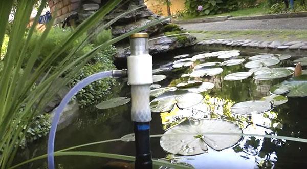 Аэратор для пруда – самодельный вариант с подключением к насосу, видео