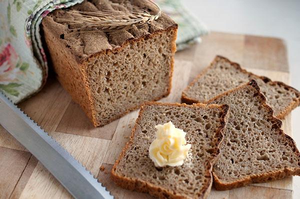 ржано-пшеничный хлеб в хлебопечке