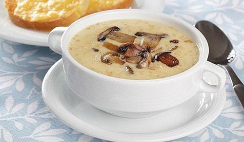 Сырный суп с грибами, как приготовить, рецепт с фото, видео