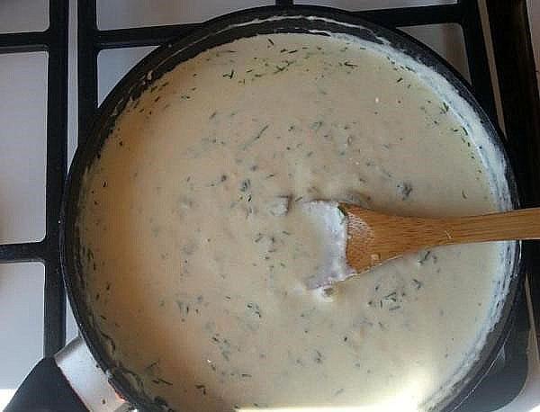 приготовление молочного соуса