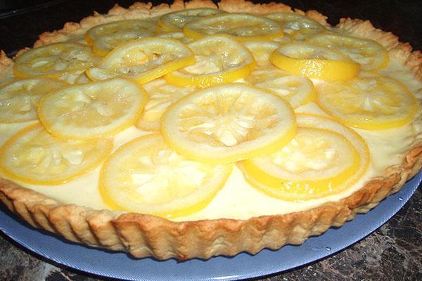 пирог с лимоном