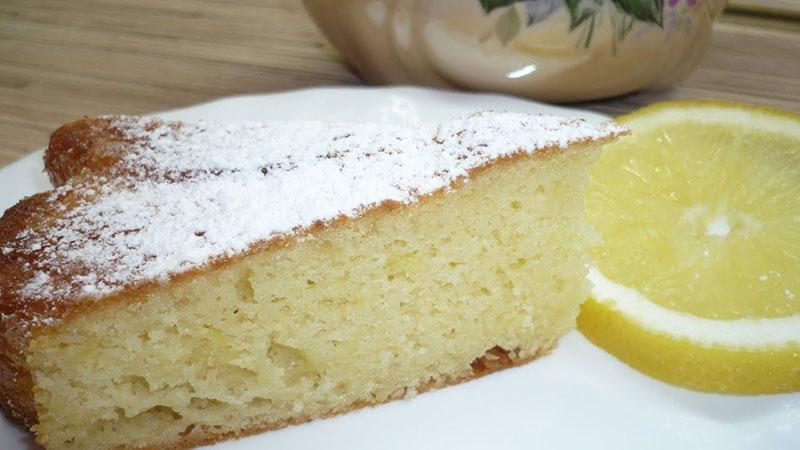 рецепт лимонного пирога манника