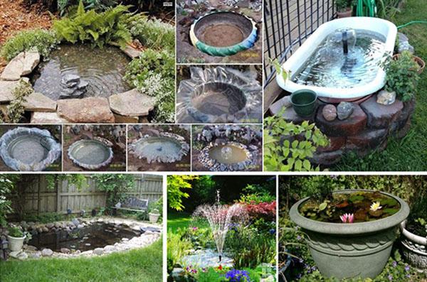 Виды и устройство садового фонтана