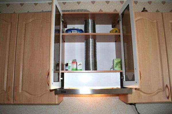 Вытяжка для кухни 60 встраиваемая в шкаф без воздуховода
