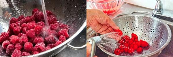 промываем ягоды
