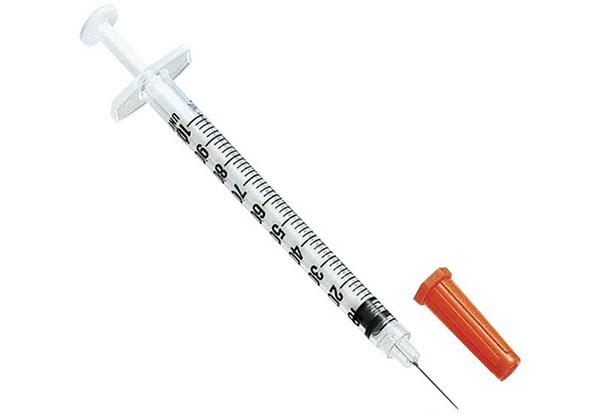 инсулиновый шприц для введения байкокса