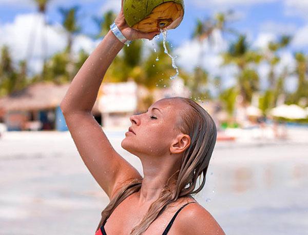 кокосовая вода как косметическое средство