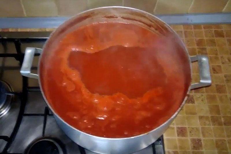 варить томатный сок