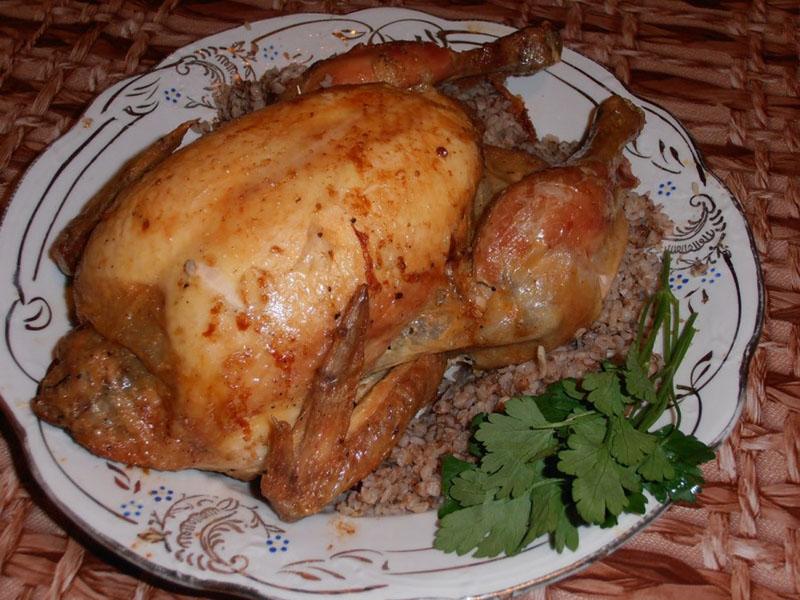 фаршированная курица по классическому рецепту