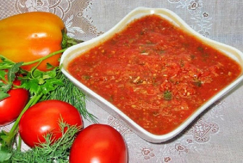 рецепты соуса из помидор на зиму