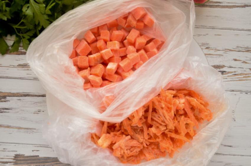 заморозка моркови