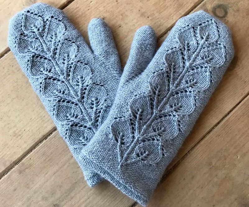 теплые рукавички