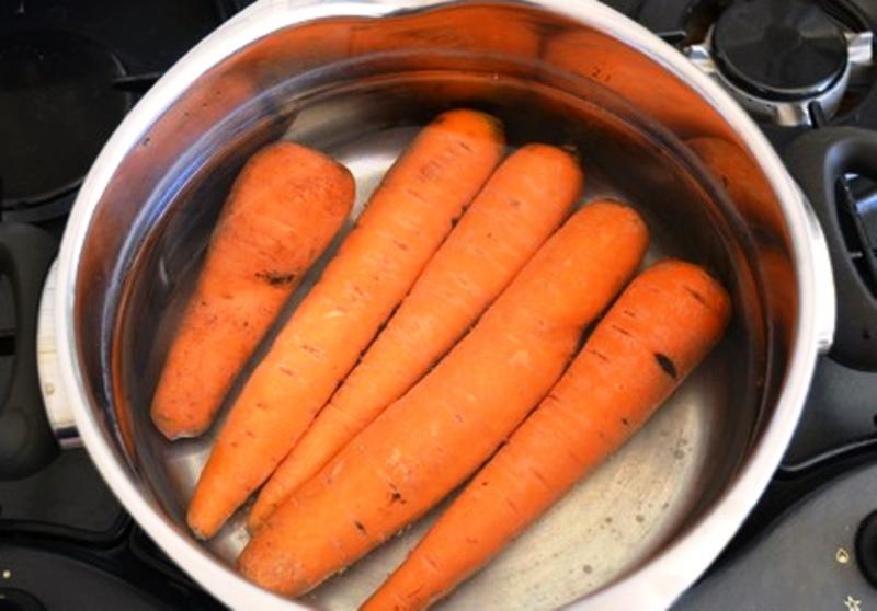 отварная морковь