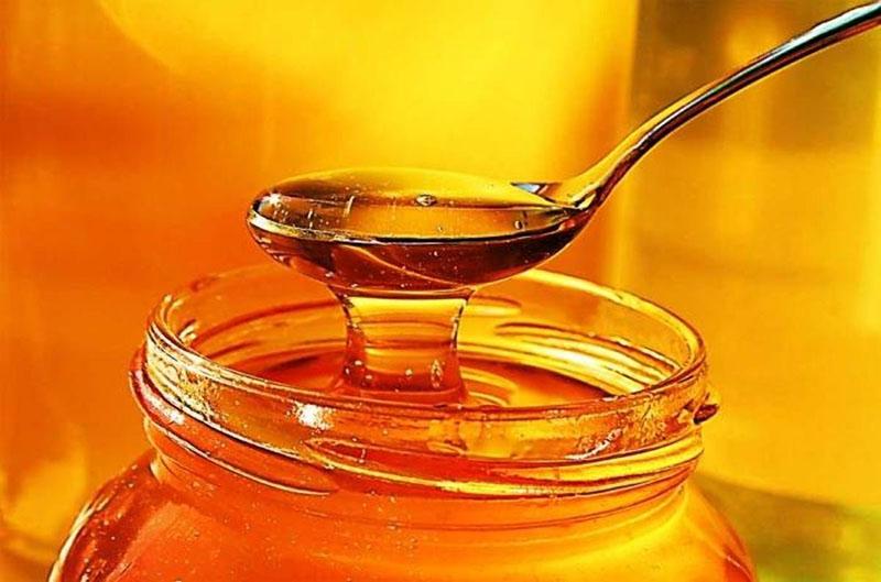 растопленный в духовке мед