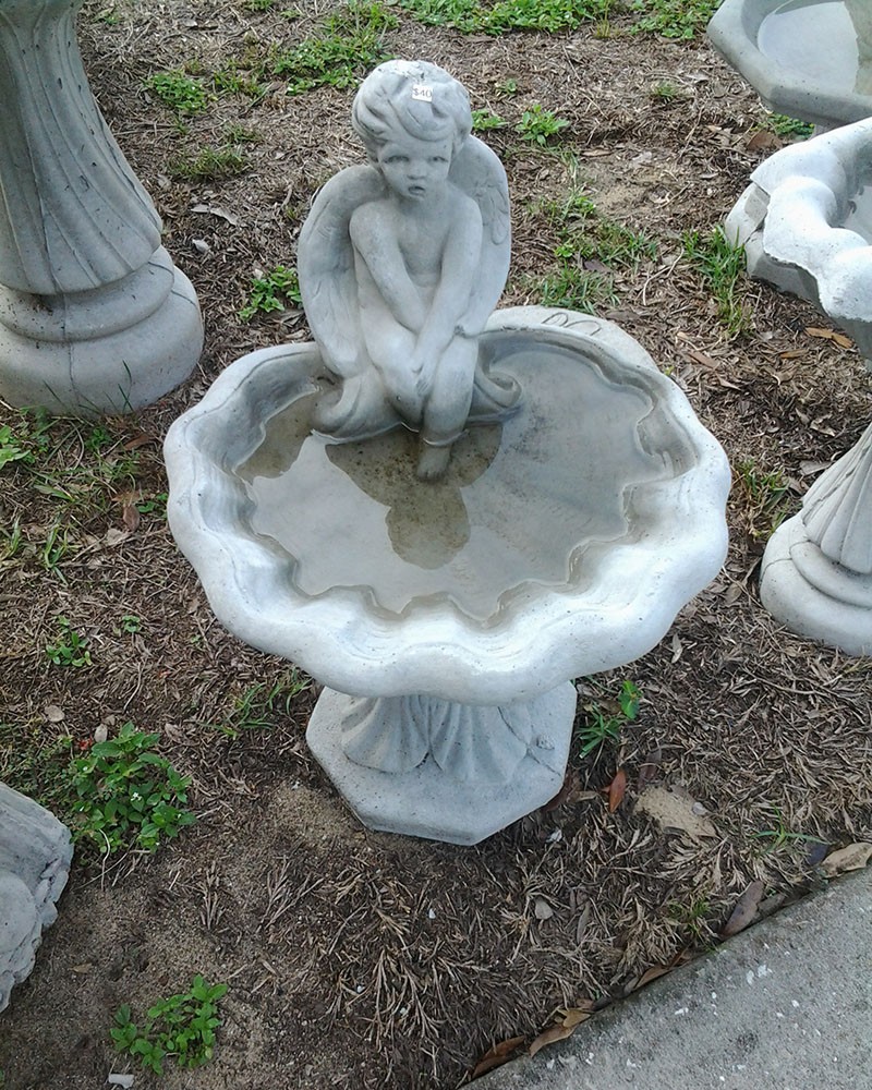 фонтан из бетона своими руками