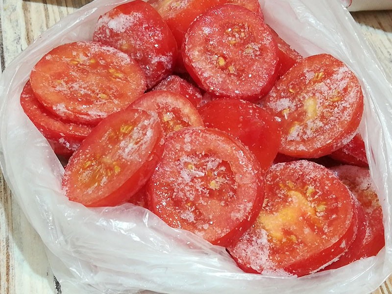 томаты замороженные кольцами