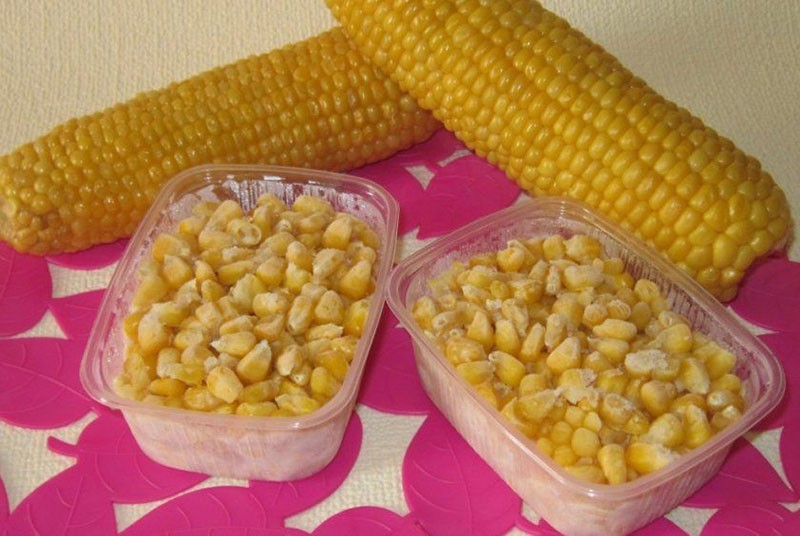 хранение кукурузы в морозильной камере