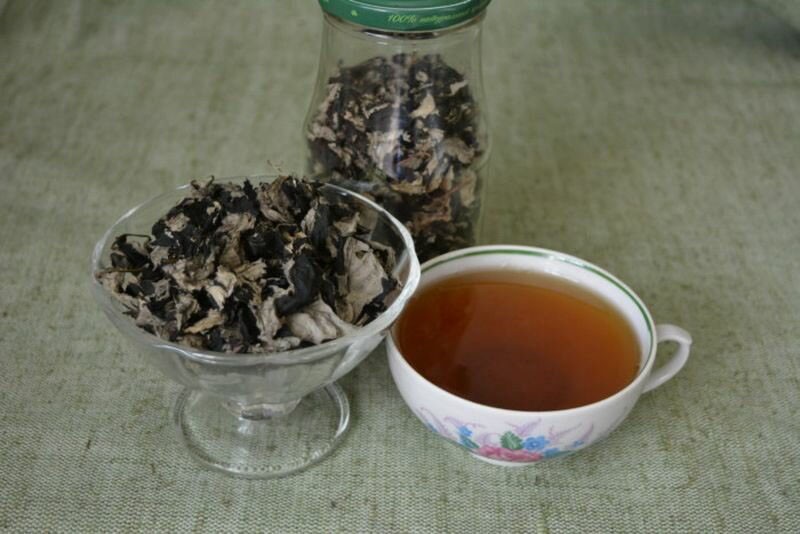 полезный чай из малиновых листьев