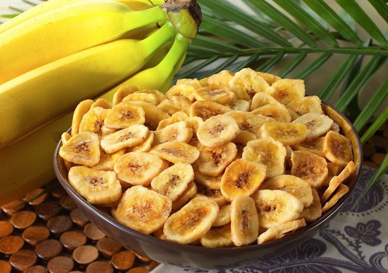 состав сушеных бананов