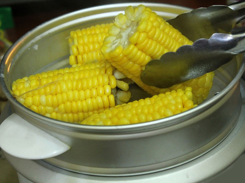 кукуруза приготовленная на пару